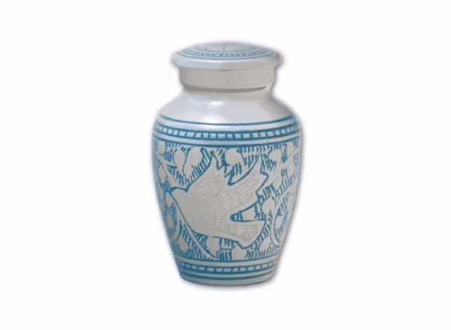 Blue Going Home Keepsake Urn
