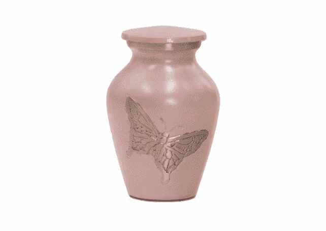 Pink Butterfly Tranquility Urn